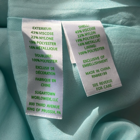 Lilly Pulitzer Blue Floral Dress - Picture 3 of 4